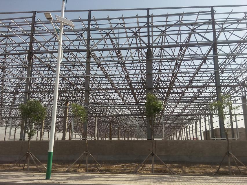 天津汽车工业厂房网架